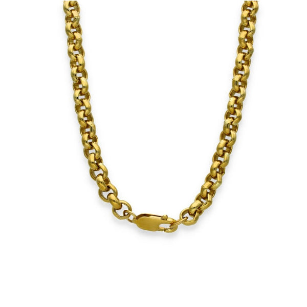 9ct Yellow Gold Heavy Belcher Chain - 23" - 85.8g