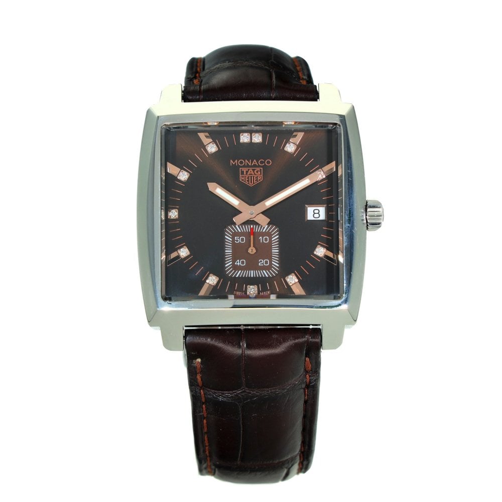 Monaco WAW131E – Brown Dial - Diamond Markers – 2019