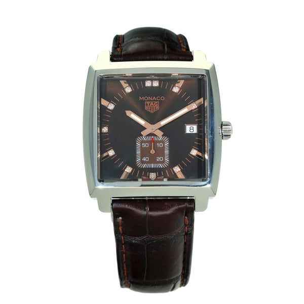Monaco WAW131E – Brown Dial - Diamond Markers – 2019