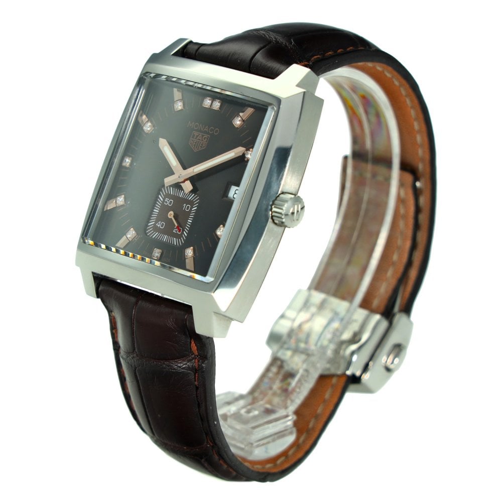 Monaco WAW131E – Brown Dial - Diamond Markers – 2019