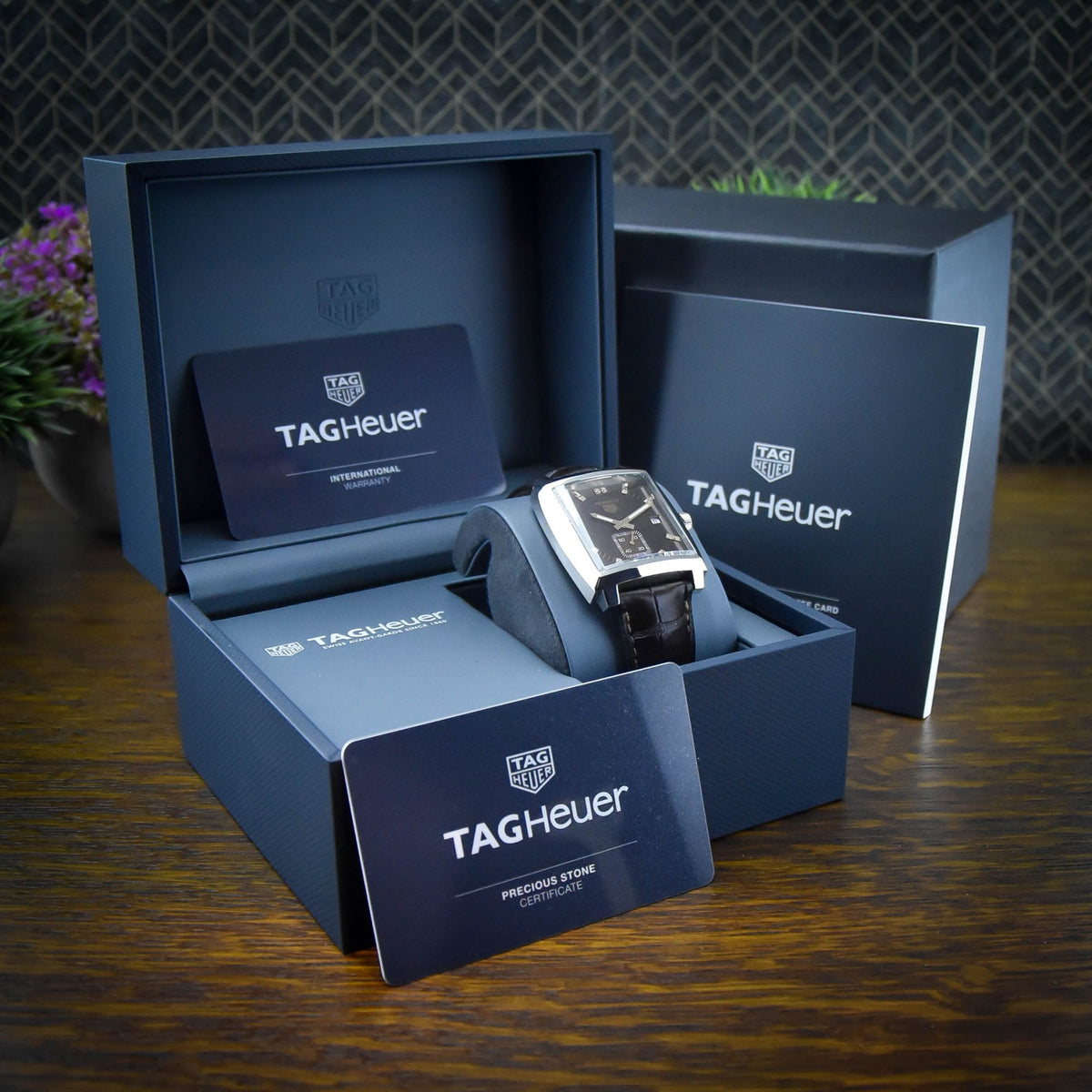 Monaco WAW131E – Brown Dial - Diamond Markers – 2019