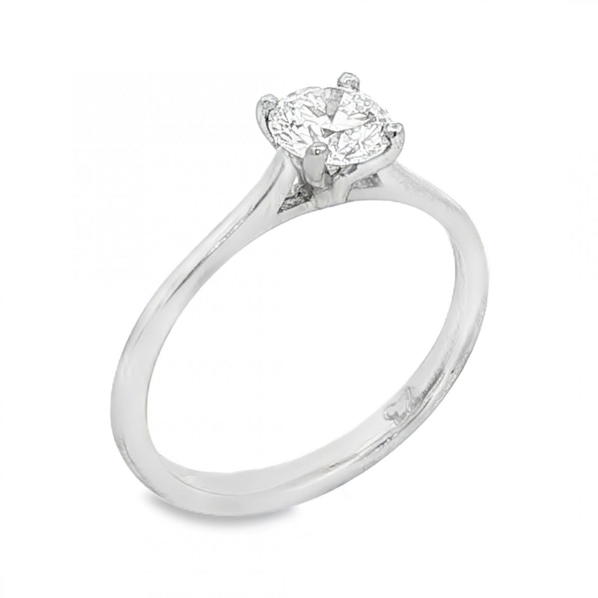 950 Platinum Diamond Engagement Ring - Size M½ - 0.73ct