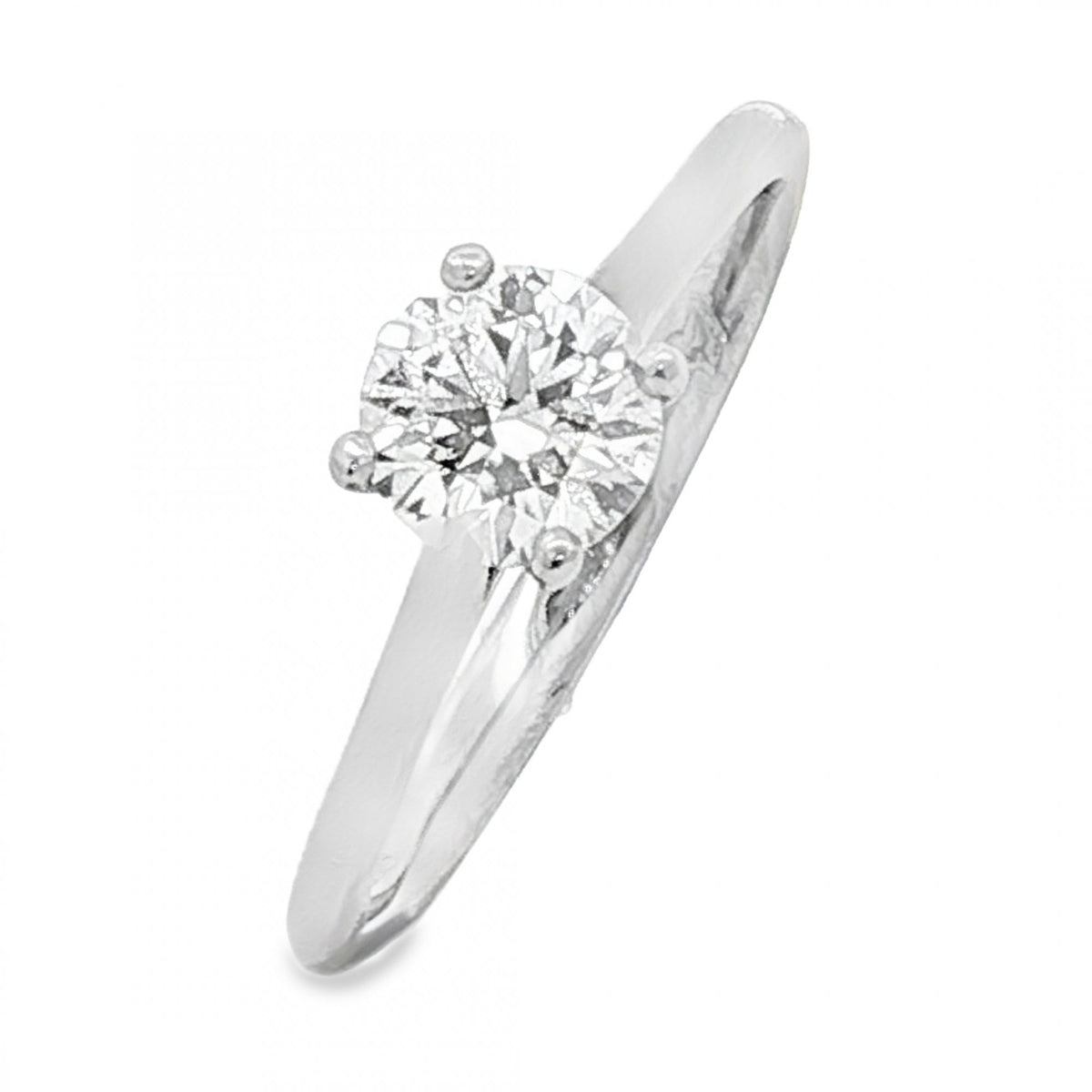 950 Platinum Diamond Engagement Ring - Size M½ - 0.73ct