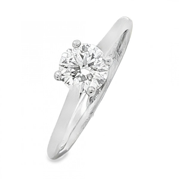 950 Platinum Diamond Engagement Ring - Size M½ - 0.73ct