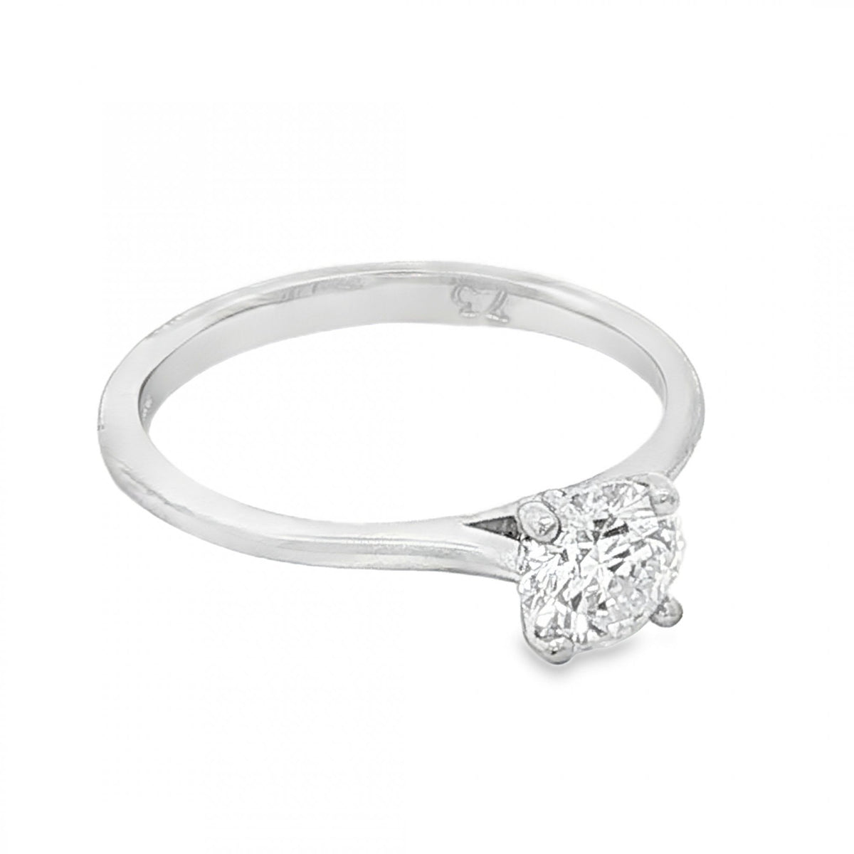950 Platinum Diamond Engagement Ring - Size M½ - 0.73ct