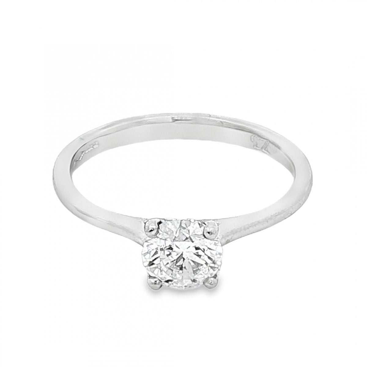 950 Platinum Diamond Engagement Ring - Size M½ - 0.73ct