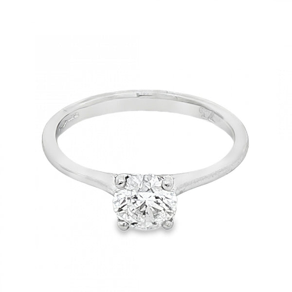 950 Platinum Diamond Engagement Ring - Size M½ - 0.73ct
