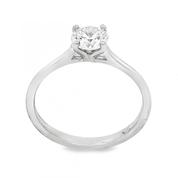 950 Platinum Diamond Engagement Ring - Size M½ - 0.73ct