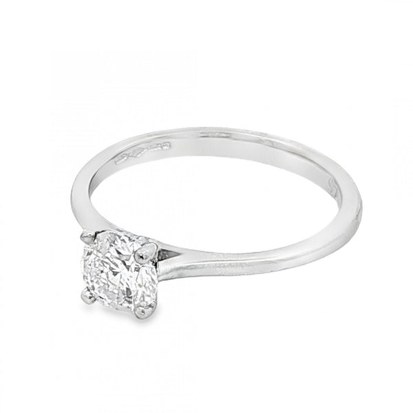 950 Platinum Diamond Engagement Ring - Size M½ - 0.73ct
