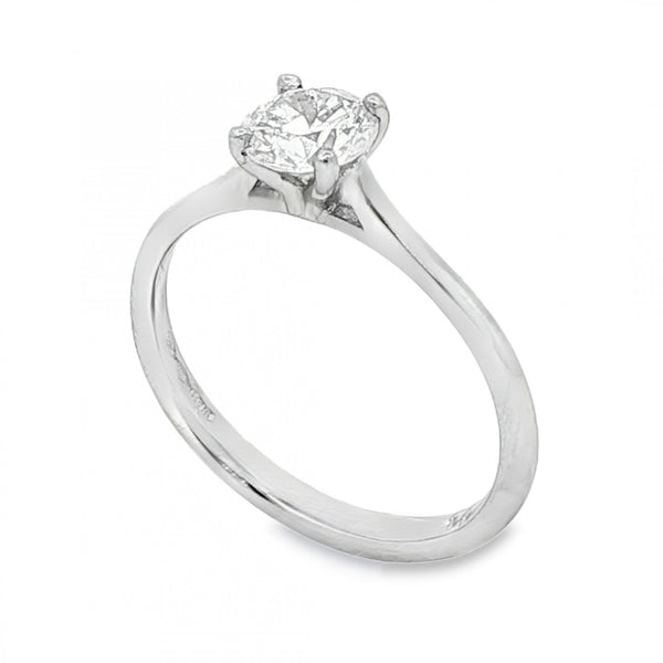 950 Platinum Diamond Engagement Ring - Size M½ - 0.73ct
