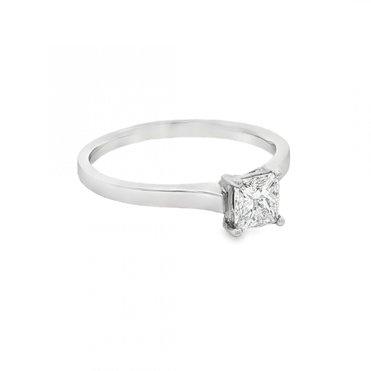 950 Platinum Diamond Engagement Ring - Size M - 0.52ct