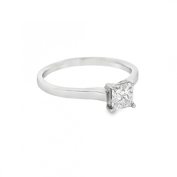 950 Platinum Diamond Engagement Ring - Size M - 0.52ct