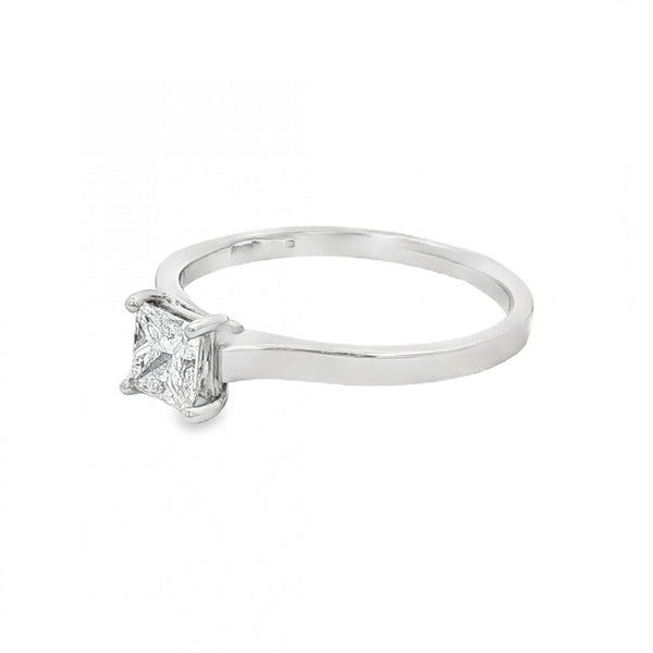 950 Platinum Diamond Engagement Ring - Size M - 0.52ct