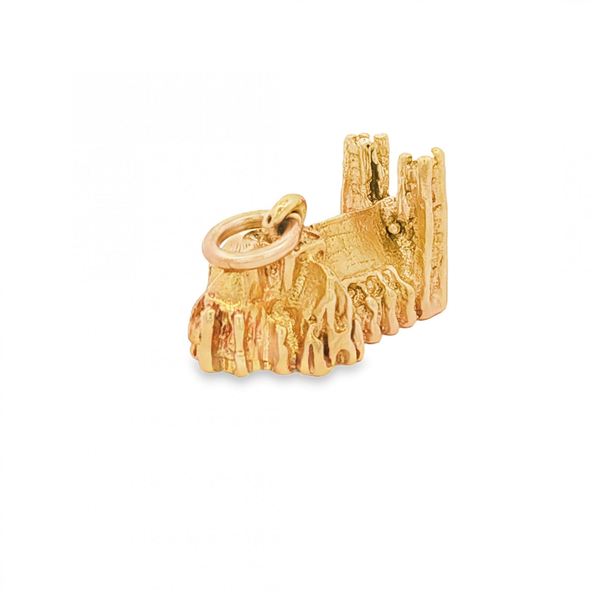 9ct Yellow Gold Church Charm - 15x9x9mm - 2.4g