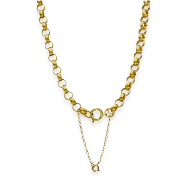 9ct Yellow Gold Round Belcher Chain - 23" - 18.8g