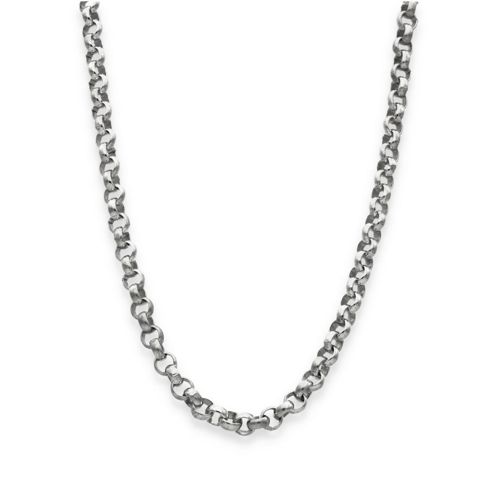 925 Silver Round Belcher Chain - 18" - 21.0g