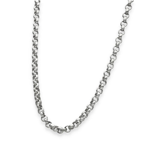 925 Silver Round Belcher Chain - 18" - 21.0g