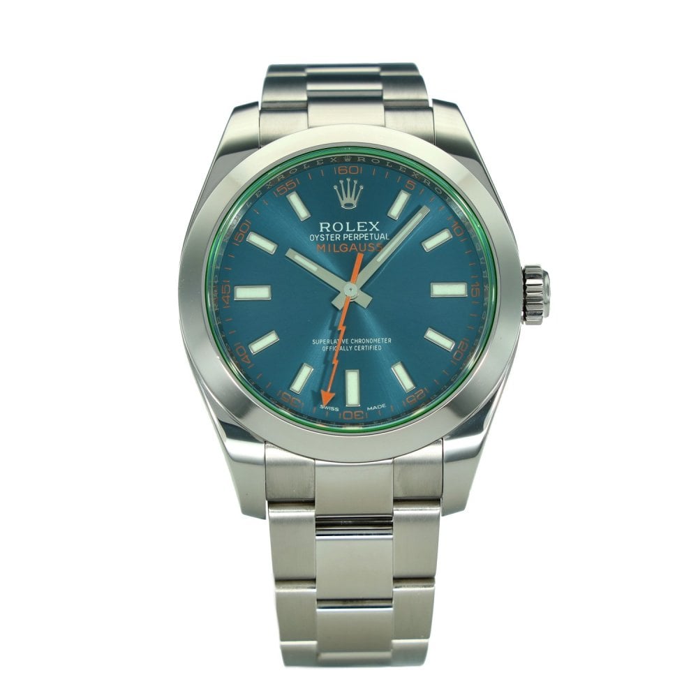 Milgauss 116400GV – Z Blue Dial – Green Tint Glass – 2016
