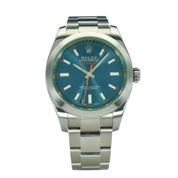 Milgauss 116400GV – Z Blue Dial – Green Tint Glass – 2016