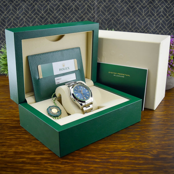Milgauss 116400GV – Z Blue Dial – Green Tint Glass – 2016