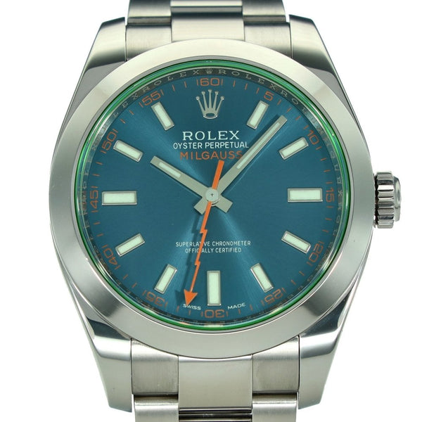 Milgauss 116400GV – Z Blue Dial – Green Tint Glass – 2016