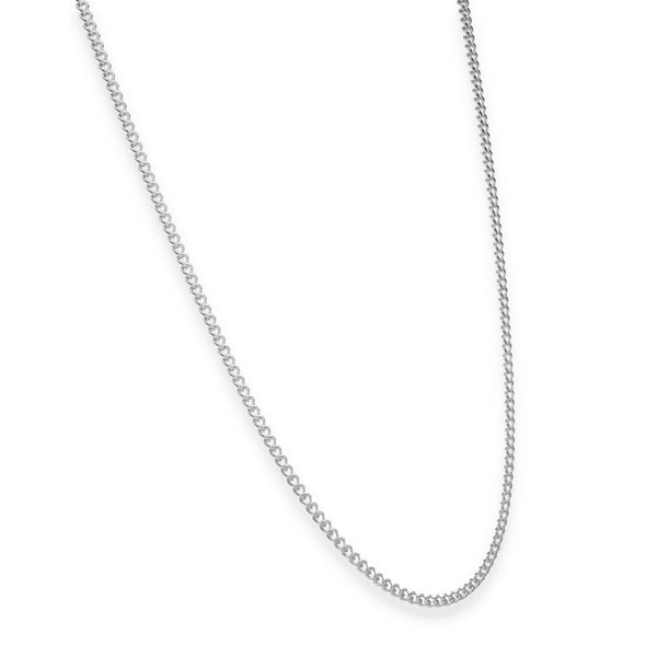 925 Sterling Silver 2mm Closed Curb Chain - 20" - 6.0g