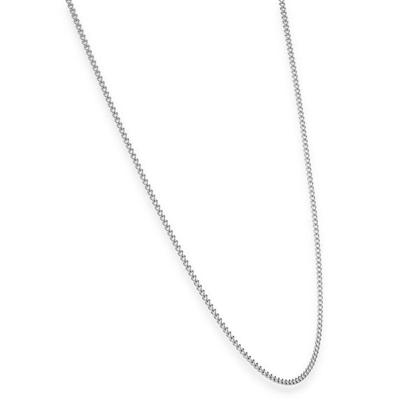 925 Sterling Silver 1.5mm Closed Curb Chain - 20" - 4.0g