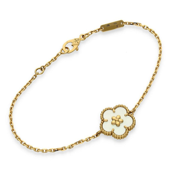 18ct Rose Gold Lucky Spring Bracelet - 6.5/7" - 4.1g