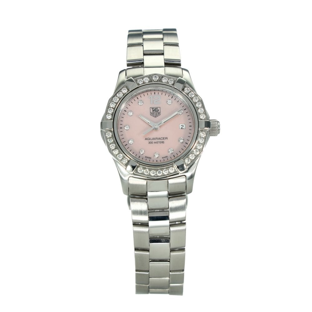 Aquaracer WAF141B – Pink Mother of Pearl Diamond Dial – 2011