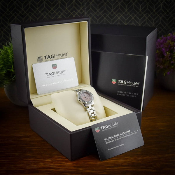 Aquaracer WAF141B – Pink Mother of Pearl Diamond Dial – 2011