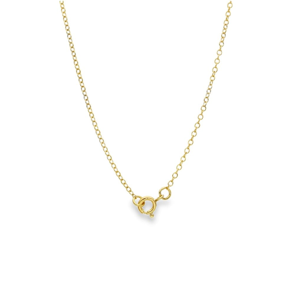 9ct Yellow Gold Opal Necklet - 18" - 11.0g