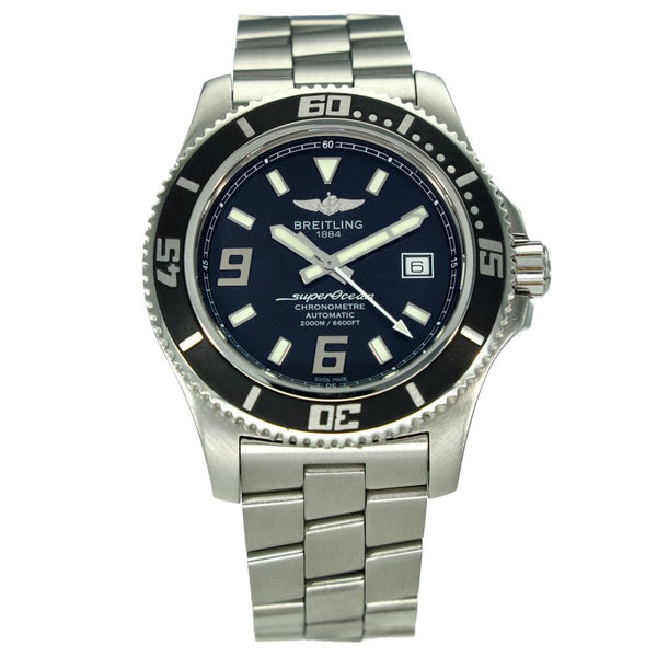 Superocean A17391 – Black Dial – Steel Bracelet – 2011