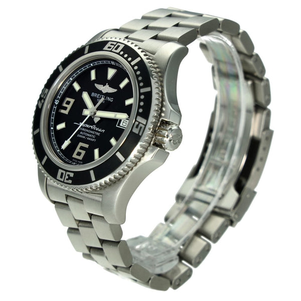 Superocean A17391 – Black Dial – Steel Bracelet – 2011