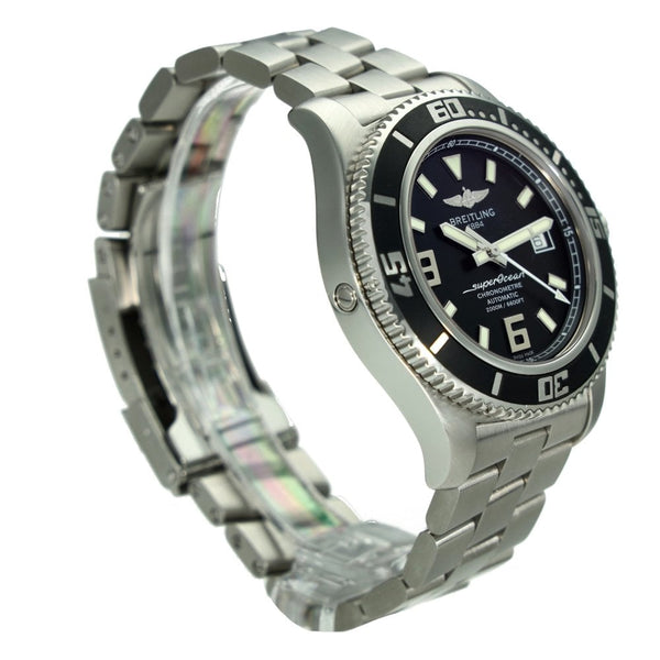 Superocean A17391 – Black Dial – Steel Bracelet – 2011
