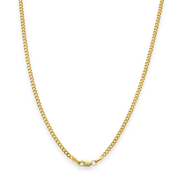 9ct Yellow Gold Closed Curb Chain - 24" - 5.8g