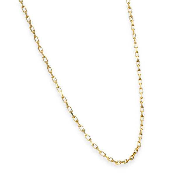 9ct Yellow Gold Oval Belcher Chain - 24" - 5.8g