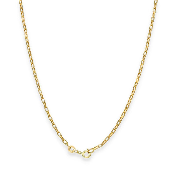 9ct Yellow Gold Oval Belcher Chain - 24" - 5.8g