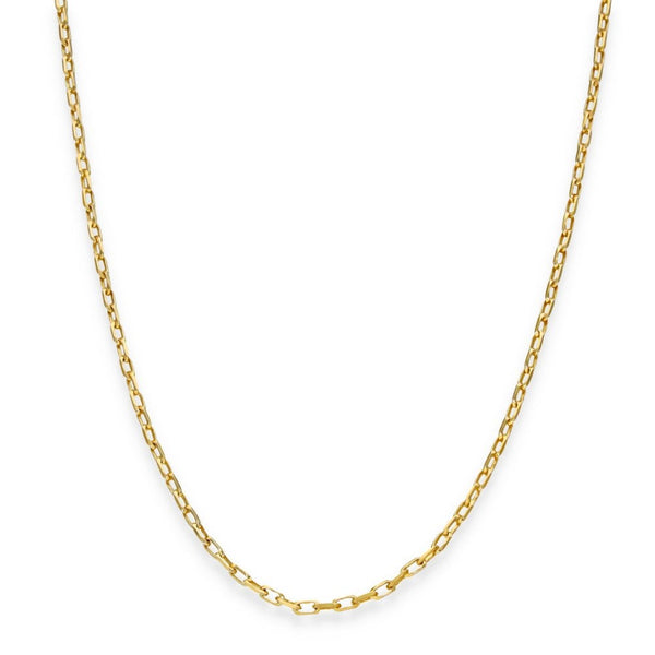9ct Yellow Gold Oval Belcher Chain - 24" - 5.8g