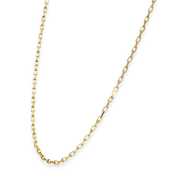 9ct Yellow Gold Oval Belcher Chain - 24" - 5.8g