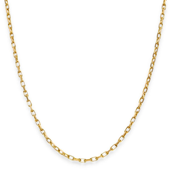 9ct Yellow Gold Diamond-Cut Belcher Chain - 20" - 5.1g