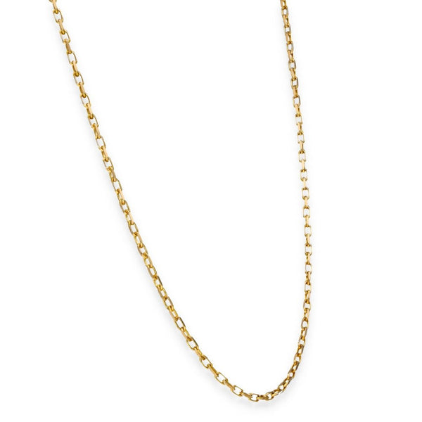 9ct Yellow Gold Diamond-Cut Belcher Chain - 20" - 5.1g