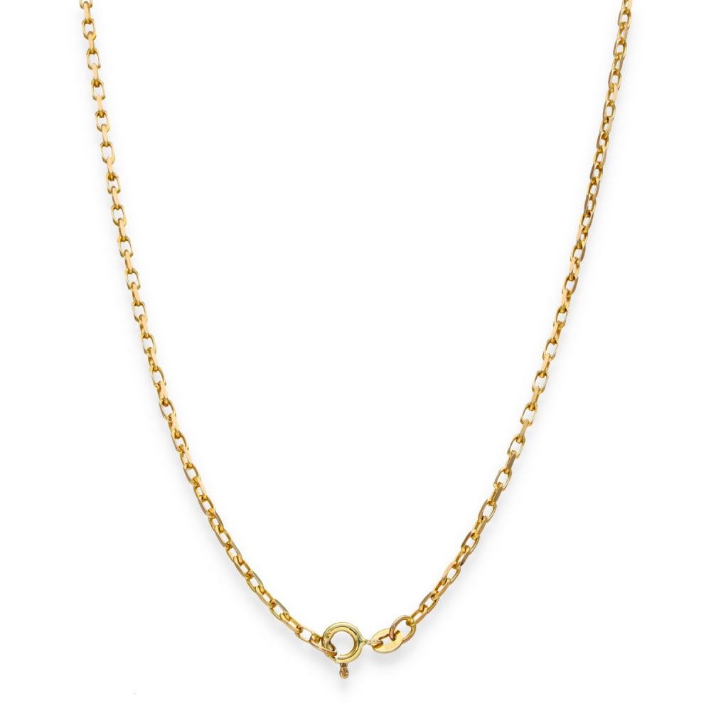 9ct Yellow Gold Diamond-Cut Belcher Chain - 20" - 5.1g