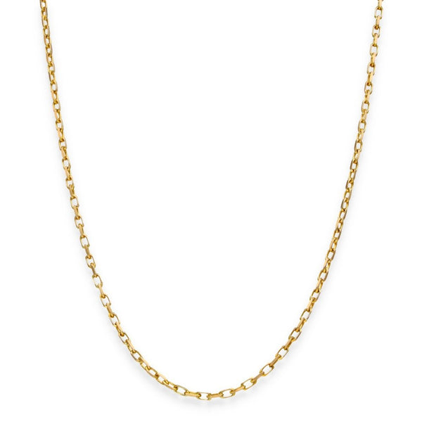 9ct Yellow Gold Diamond-Cut Belcher Chain - 20" - 5.1g