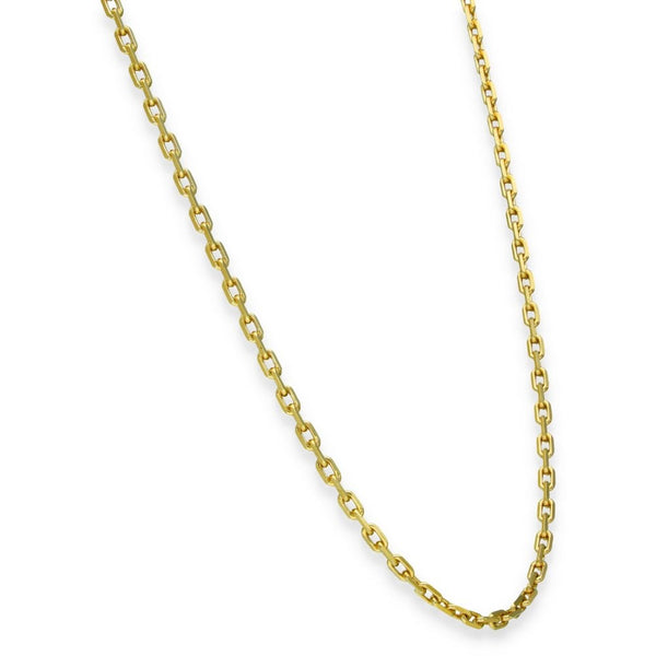 9ct Yellow Gold Heavy File Chain - 18" - 11.9g