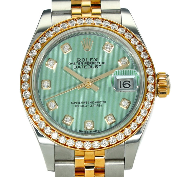 Datejust 279383RBR – Mint Green Diamond Dial – 2018