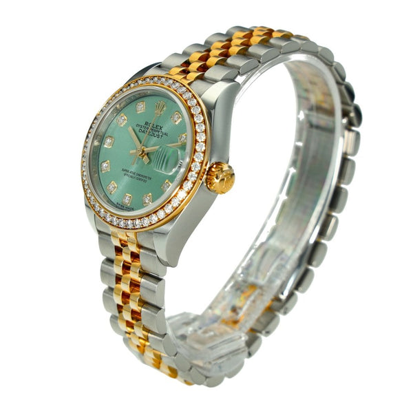 Datejust 279383RBR – Mint Green Diamond Dial – 2018