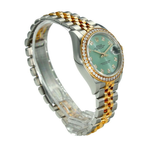 Datejust 279383RBR – Mint Green Diamond Dial – 2018