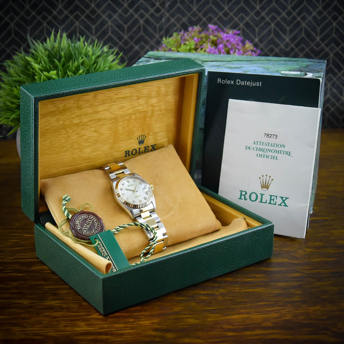 Datejust 78273 – Silver Jubilee Diamond Dial – 2002