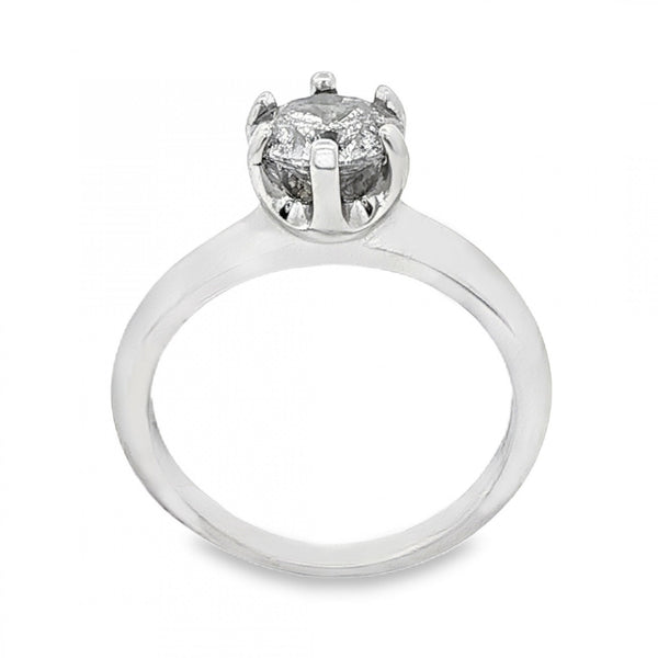 14ct White Gold Diamond Solitaire Engagement Ring - 0.86ct