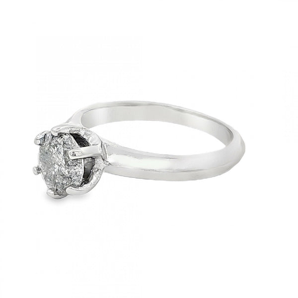 14ct White Gold Diamond Solitaire Engagement Ring - 0.86ct